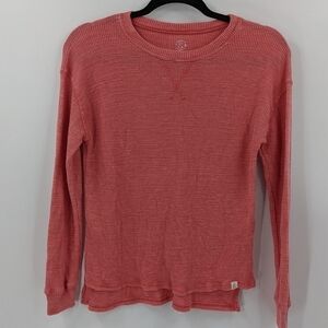 Girls T&B Waffle Knit Long Sleeve Tee